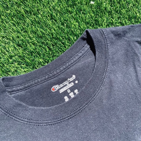 Champion Navy Logo Long Sleeve - Picture 4 of 5